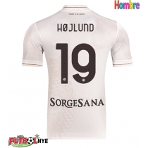 Camiseta SSC Napoli Rasmus Hojlund #19 Visitante Equipación 2025-26 manga corta